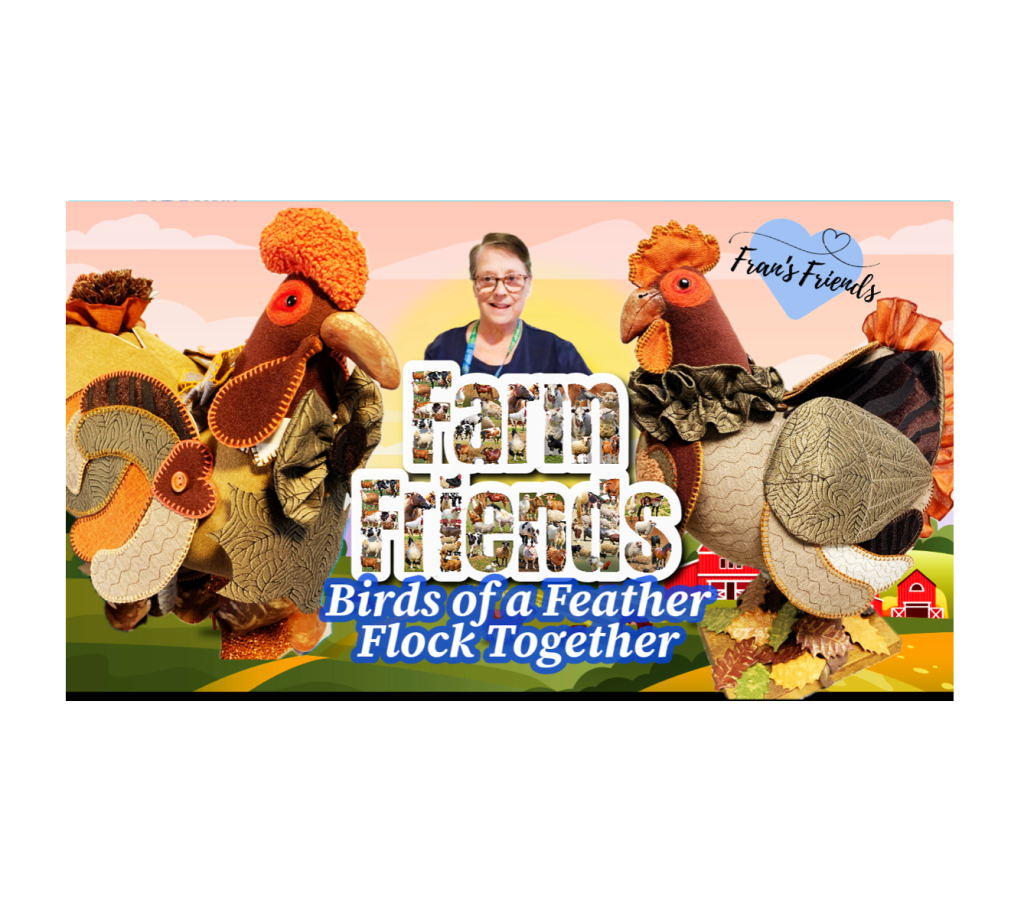 Birds of a Feather Flock Together: Fran’s Beautiful Handmade Farm Chicken & Rooster&nbsp;Friends