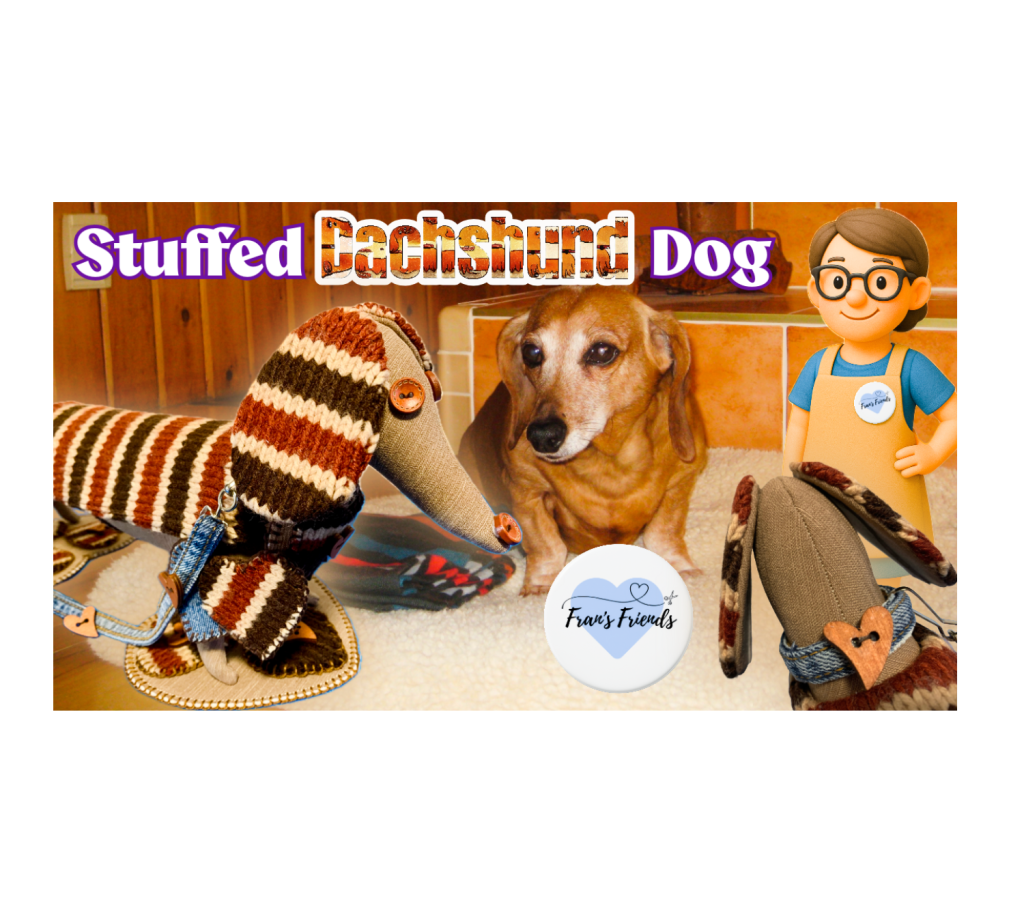 Fran’s Stuffed Dachshund Dog: Repurposing my dog’s knit&nbsp;coat