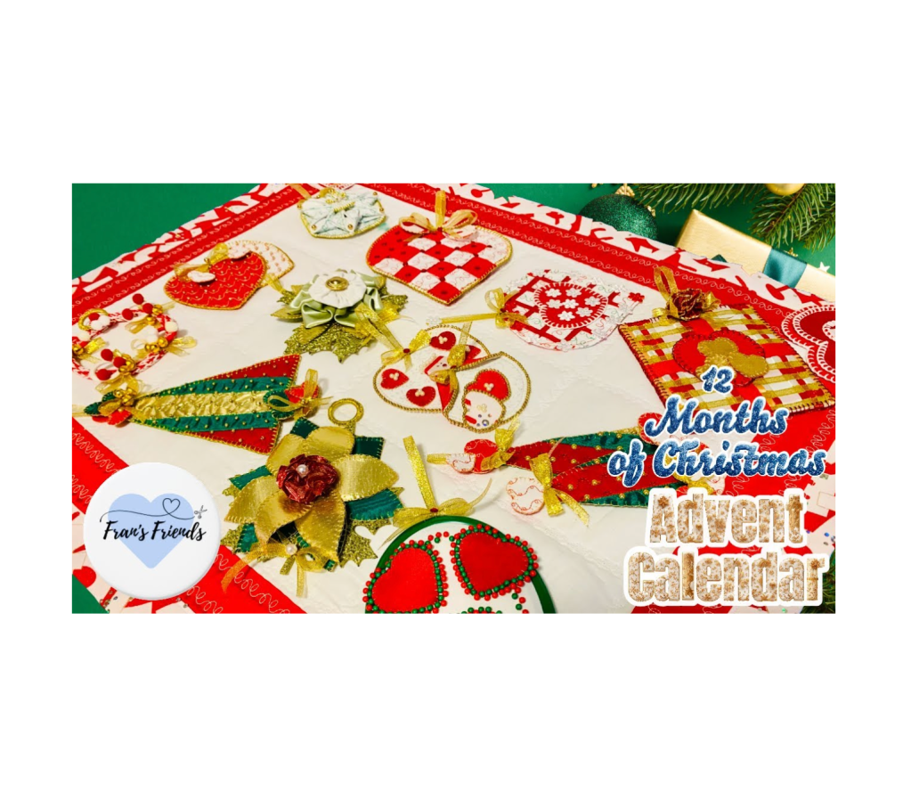 12-Months of Christmas Advent Calendar: Handmade Ornaments to keep Christmas alive all year long!&nbsp;Completed!