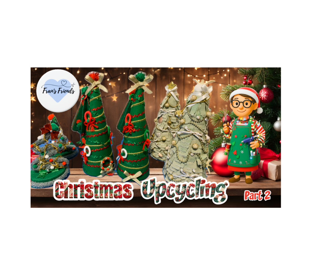 Christmas Upcycle (Part 2): Add beautiful felt decorative Christmas trees to your&nbsp;festivities