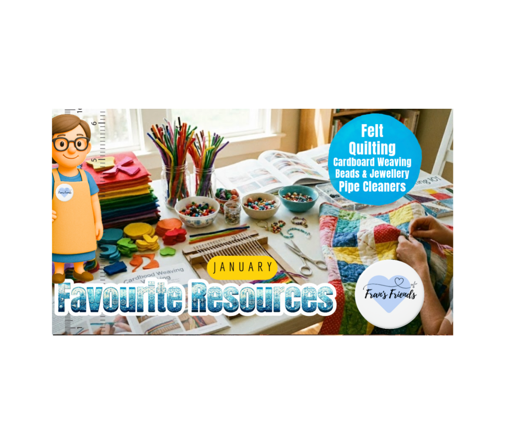 Fran’s Crafting Resources: Felt, Quilting, Cardboard Weaving, Beads & Jewellery, and&nbsp;Pipecleaners