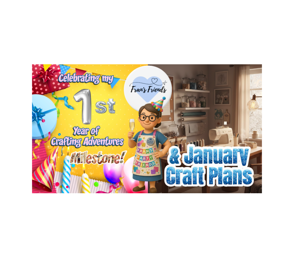 Fran’s Friends Turns 1 Plus Exciting January Crafting&nbsp;Plans